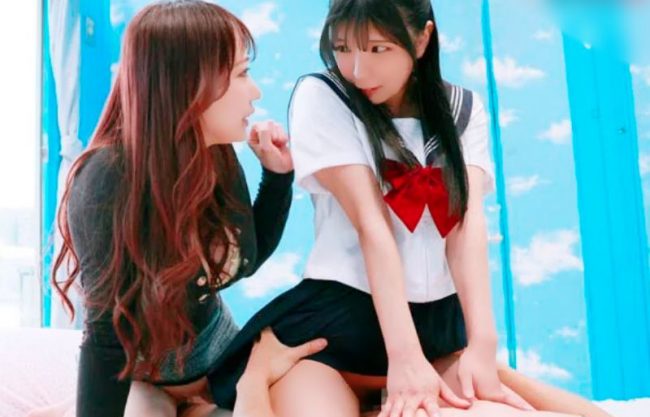 『実践…性教育＼制服ＪＫ』お姉さん～気持ち良いとこ中ってる。巨根を生挿れを目の前だ視た乙女が馬乗りしちまう企画wwwwwwwwww