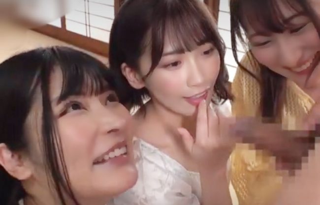 『中出し食い＼新歓合宿』あらっ君…合格ょ。トリプルさせ子のＪＤが温泉旅館で暴走されたツルツルお膣に注入させる企画wwwwwwww