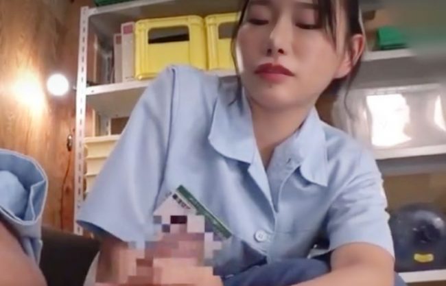 『お仕置き＼生意気バイト』ぐにゅ早く射精して。倉庫での自慰を覗き見されたスリム乙女がリモバイ責めされマゾ堕ち～ERO動画wwwwww
